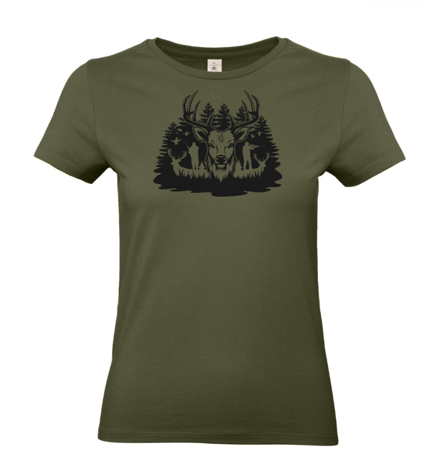 Damen T-Shirt Deer